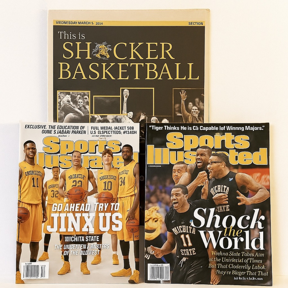 Sports Illustrated Wichita State Shockers Basketball Bundle Wichita Eagle 2014